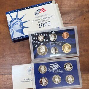 2005-S US Mint Proof Set, 10 coins, Original Official Package